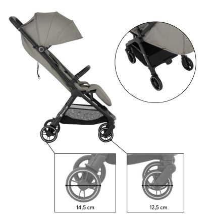 PETITE&MARS - Sportieve kinderwagen ZIP Velvet Grey