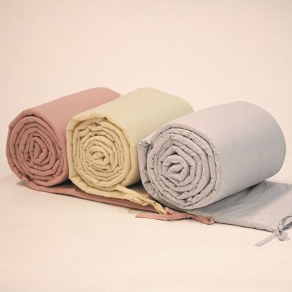 PETITE&MARS - Veiligheidsbarrière voor wieg TILLY MAX 360 cm roze