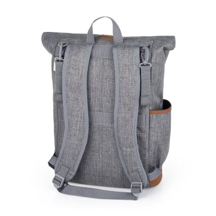 PETITE&MARS - Veranderende rugzak voor kinderwagen JACKOB grijs