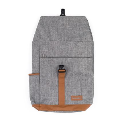 PETITE&MARS - Veranderende rugzak voor kinderwagen JACKOB grijs