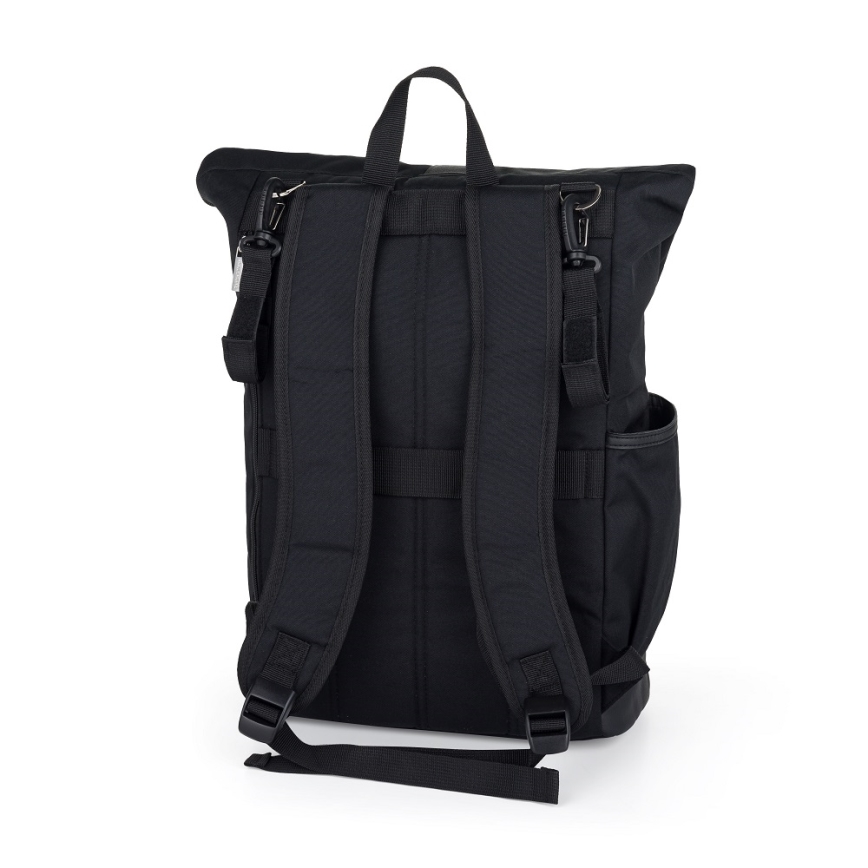 PETITE&MARS - Veranderende rugzak voor kinderwagen JACKOB zwart