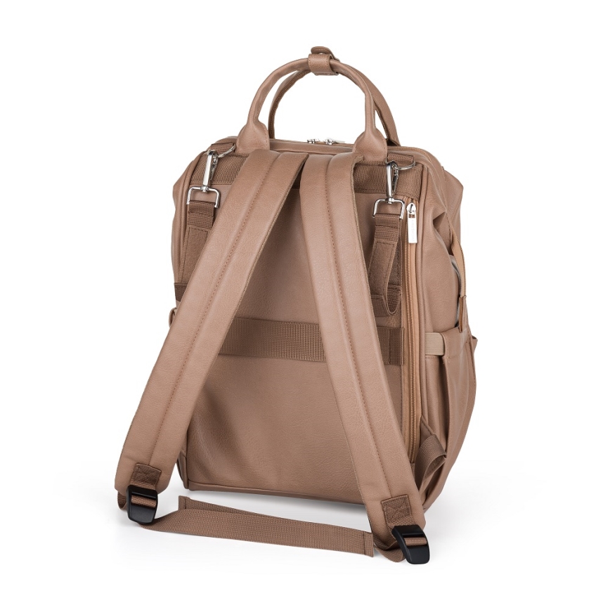 PETITE&MARS - Veranderende rugzak voor kinderwagen JASPER bruin