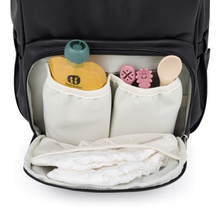 PETITE&MARS - Veranderende rugzak voor kinderwagen JASPER zwart