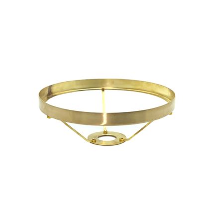 Petroleumlamp BARBORA 50 cm bosgroen versierd met tin