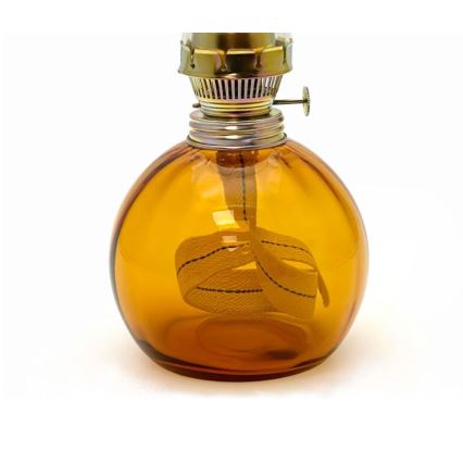 Petroleumlamp BASIC 38 cm amber