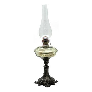Petroleumlamp BOHUMILA 54 cm bosgroen