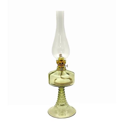 Petroleumlamp PETRA 42 cm bosgroen