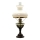 Petroleumlamp RŮŽENA 50 cm bosgroen versierd met tin