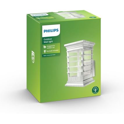 Philips 15280/18/PN - Buiten wandlamp PATIO 1xE27/60W/230V IP44