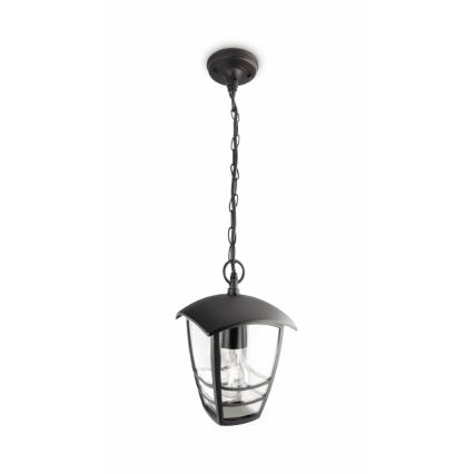 Philips 15386/30/16 - Hanglamp kroonluchter voor buiten MYGARDEN CREEK 1xE27/60W/230V zwart