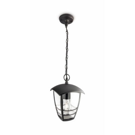 Controle Vooruit Hick Philips 15386/30/16 - Hanglamp kroonluchter voor buiten MYGARDEN CREEK  1xE27/60W/230V zwart | Lampen