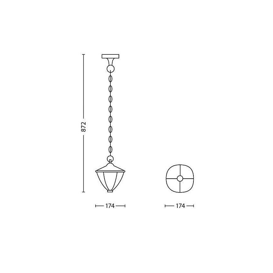 Philips 15476/30/16 - LED Buitenlamp MYGARDEN ROBIN 1xLED/4,5W/230V IP44