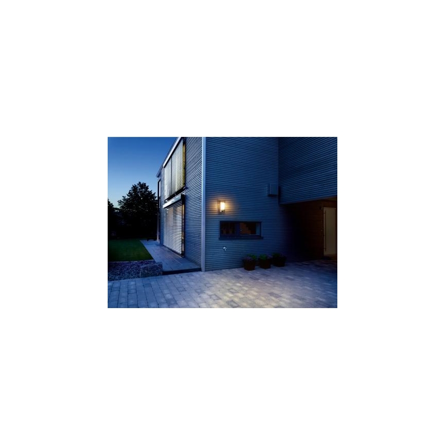 Philips - LED Buiten wandlamp met sensor 1xE27/15W/230V IP44
