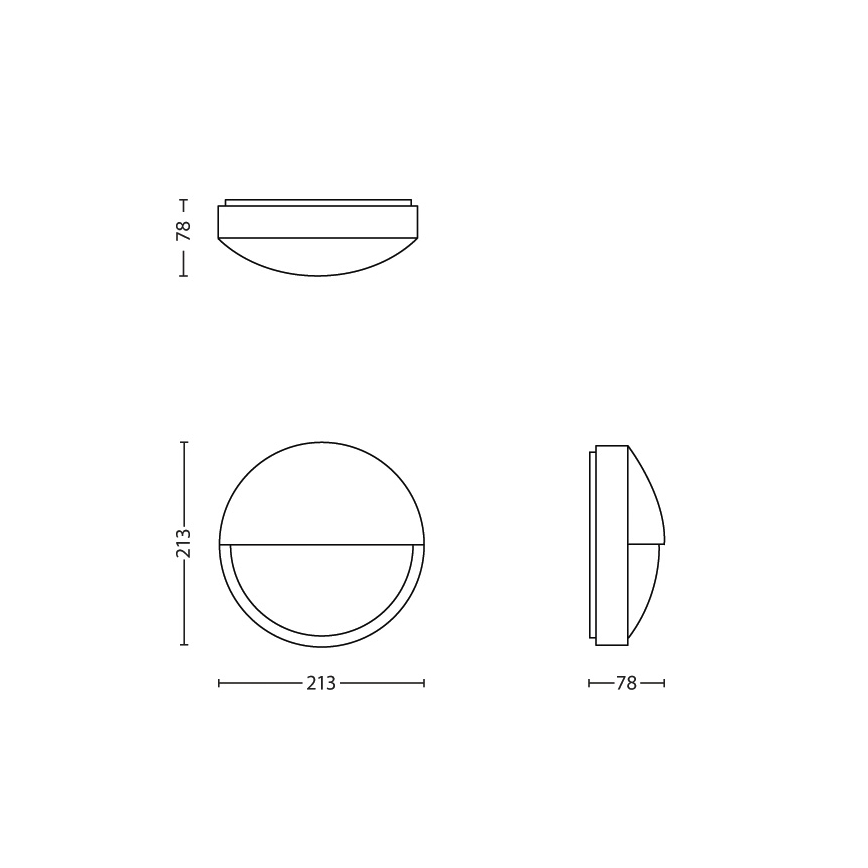Philips - LED Wand Lamp voor Buiten LED/6W IP44