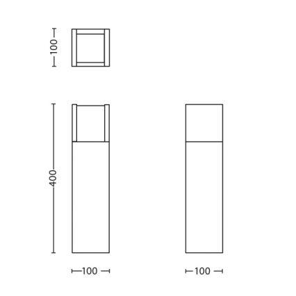 Philips - LED Buitenlamp LED/6W/230V 4000K IP44