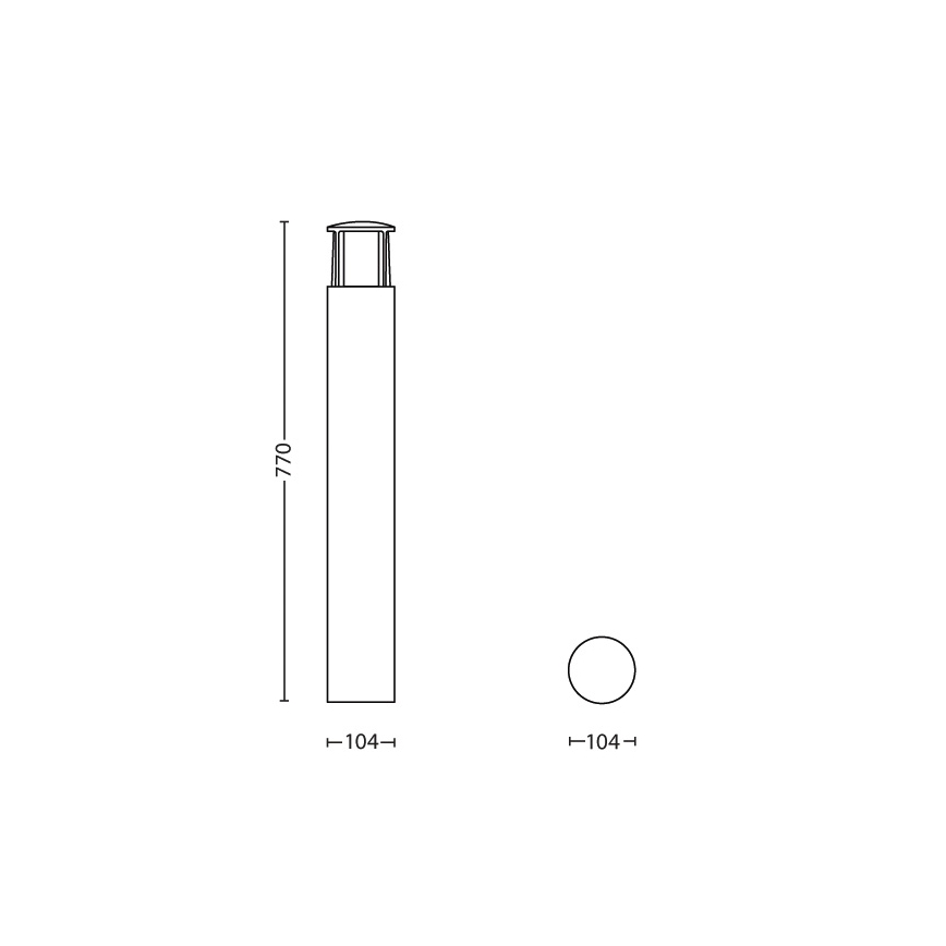 Philips - LED Lamp voor Buiten 1xLED/6W/230V IP44