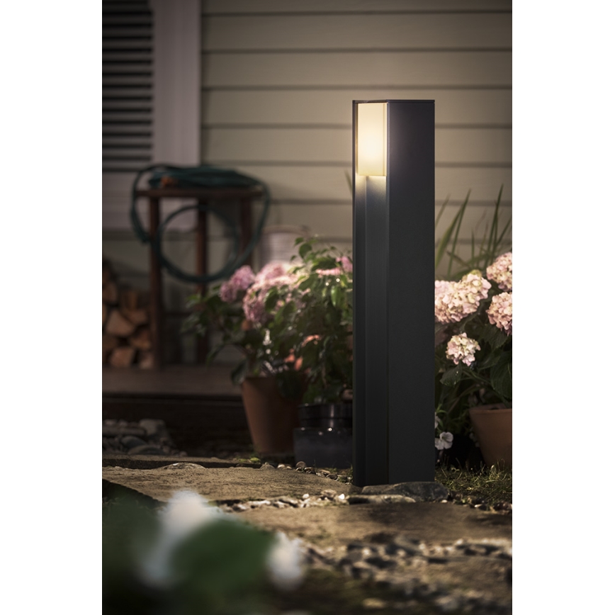 Philips - Dimbare LED Lamp voor Buiten Hue TURACO 1xE27/9,5W/230V IP44