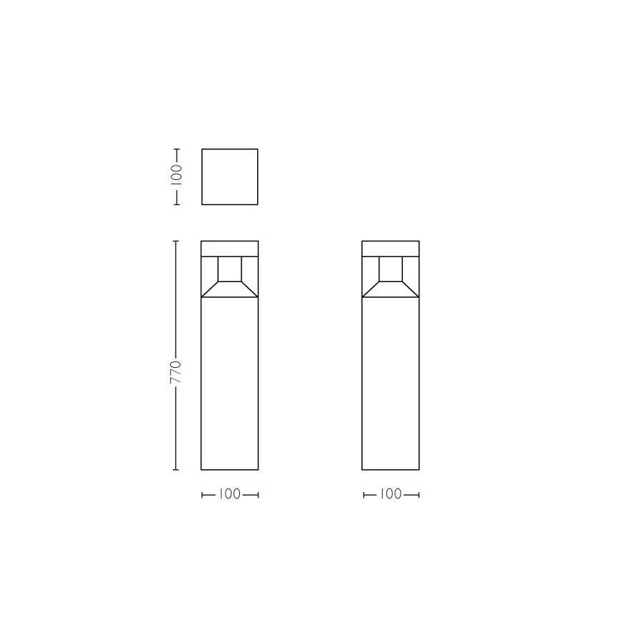 Philips - LED Buitenzuil licht LED/8W IP44