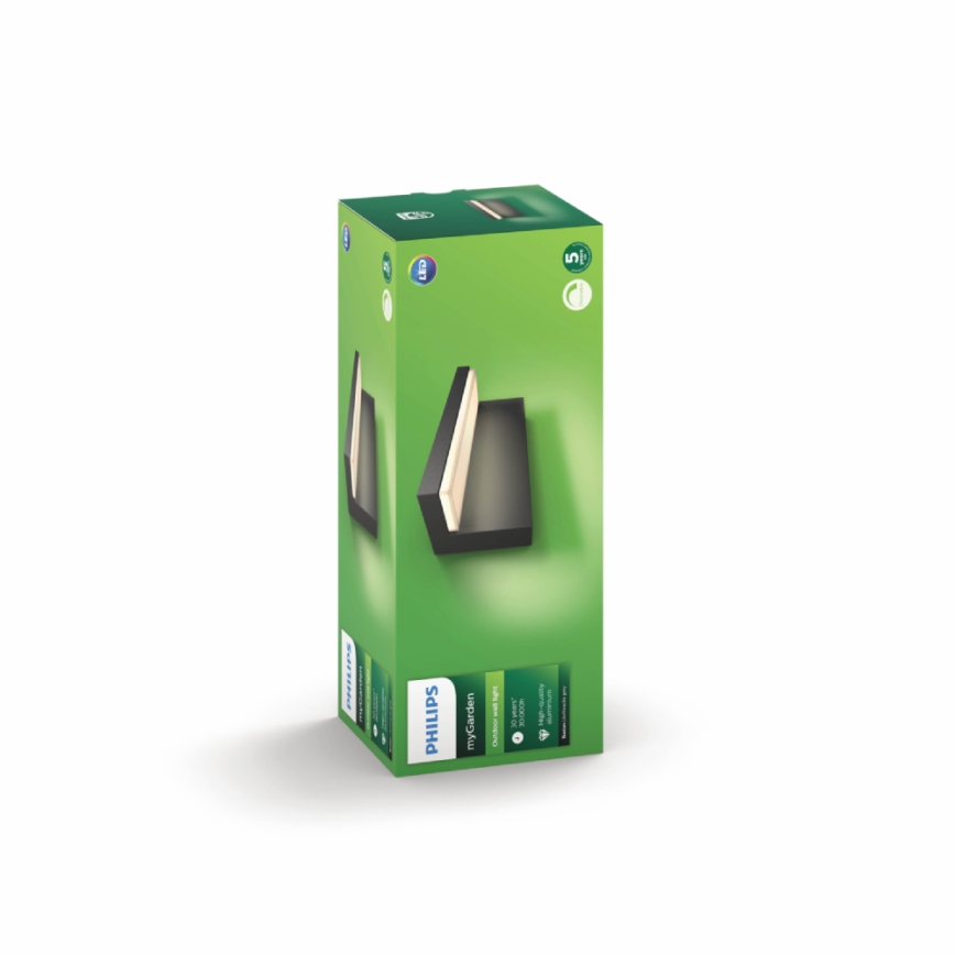 Philips - LED Wandlamp voor buiten 2xLED/4,5W/230V 2700K IP44