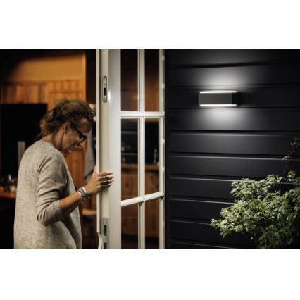 Philips - Dimbare LED Lamp voor Buiten 2xLED/4,5W IP44