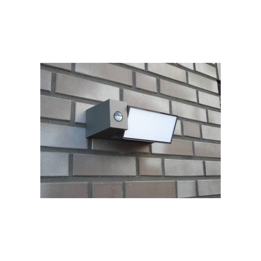 Philips - Buitenlamp met sensor 1xE27/23W/230V IP44