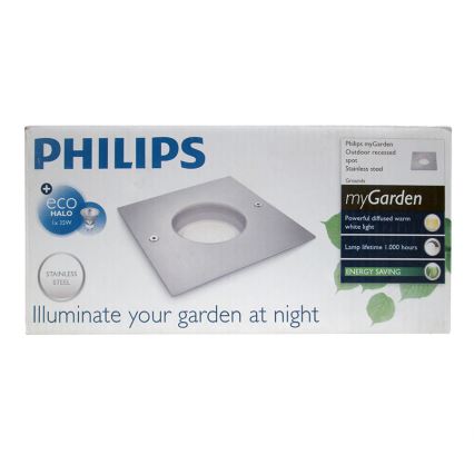 Philips 17076/47/16 - Grondspot voor buiten MYGARDEN GROUNDS GU10/35W