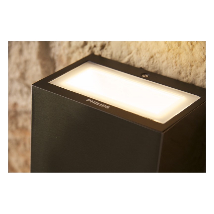 Philips 17209/47/16 - Buiten wandlamp FLAGSTONE 3xLED/1W/230V IP44