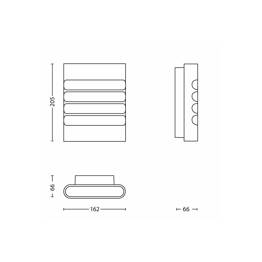 Philips - LED-buitenverlichting 3W/230V IP44