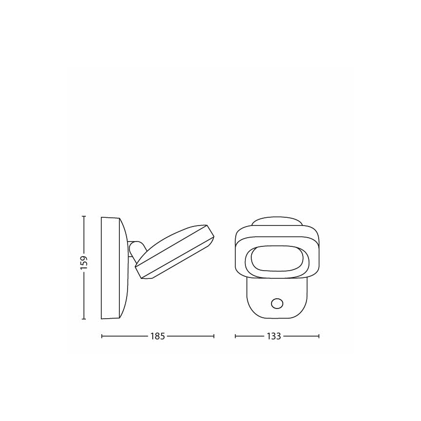 Philips 17276/87/16 - LED Wandlamp voor buiten MY GARDEN CLOUD LED/3W/230V IP44