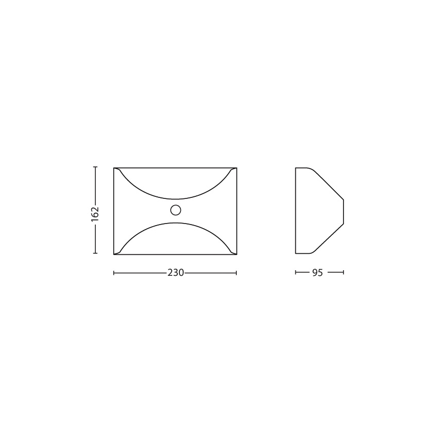 Philips - Buitenlamp met bewegingssensor LED/6W/230V IP44