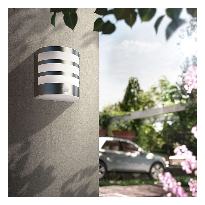 Philips - LED Wand Lamp voor Buiten met Sensor 1xLED/3W IP44