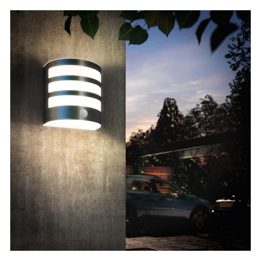 Philips - LED Wand Lamp voor Buiten met Sensor 1xLED/3W IP44