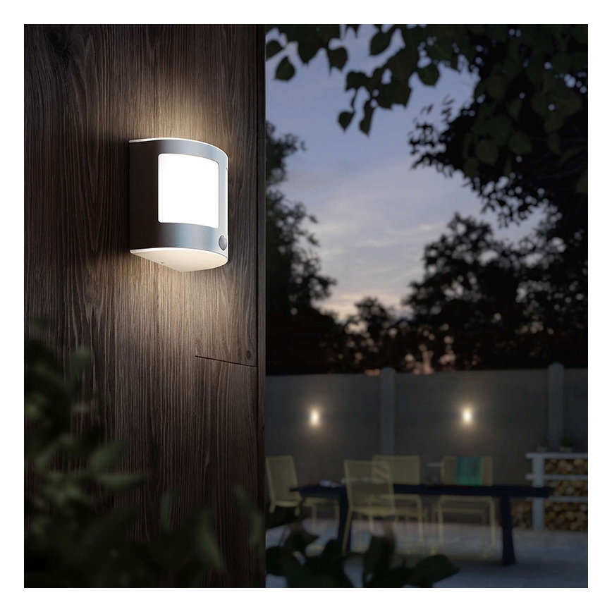 Philips - LED Wandlamp met sensor voor buiten 1xLED/3,5W IP44