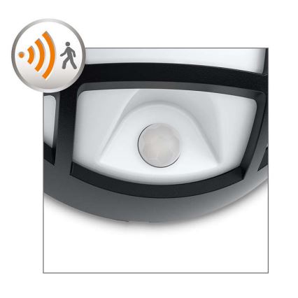Philips 17319/30/16 - LED Wandlamp voor buiten met sensor EAGLE 1xLED/3W IP44