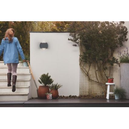 Philips 17338/93/PN - Buiten wandlamp MYGARDEN LIMESTONE 2xGU10/5W