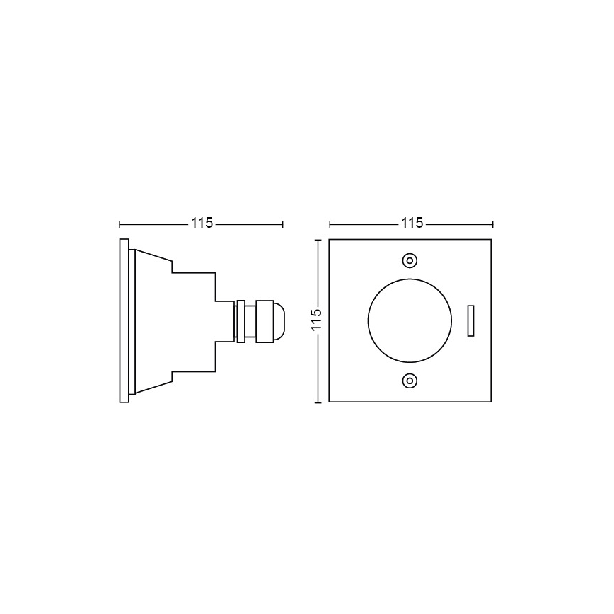 Philips - LED Grondspot LED/3W