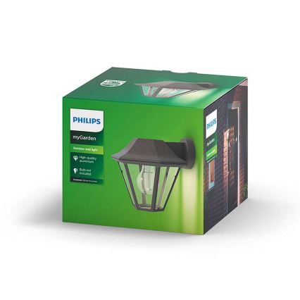 Philips 17386/43/PN - Buiten wandlamp MYGARDEN CURASSOW 1xE27/42W