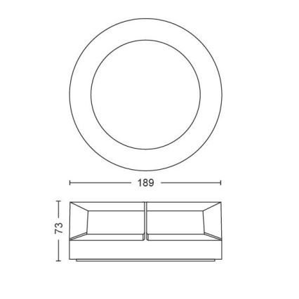 Philips - LED Lamp voor Buiten LED/12W/230V IP44