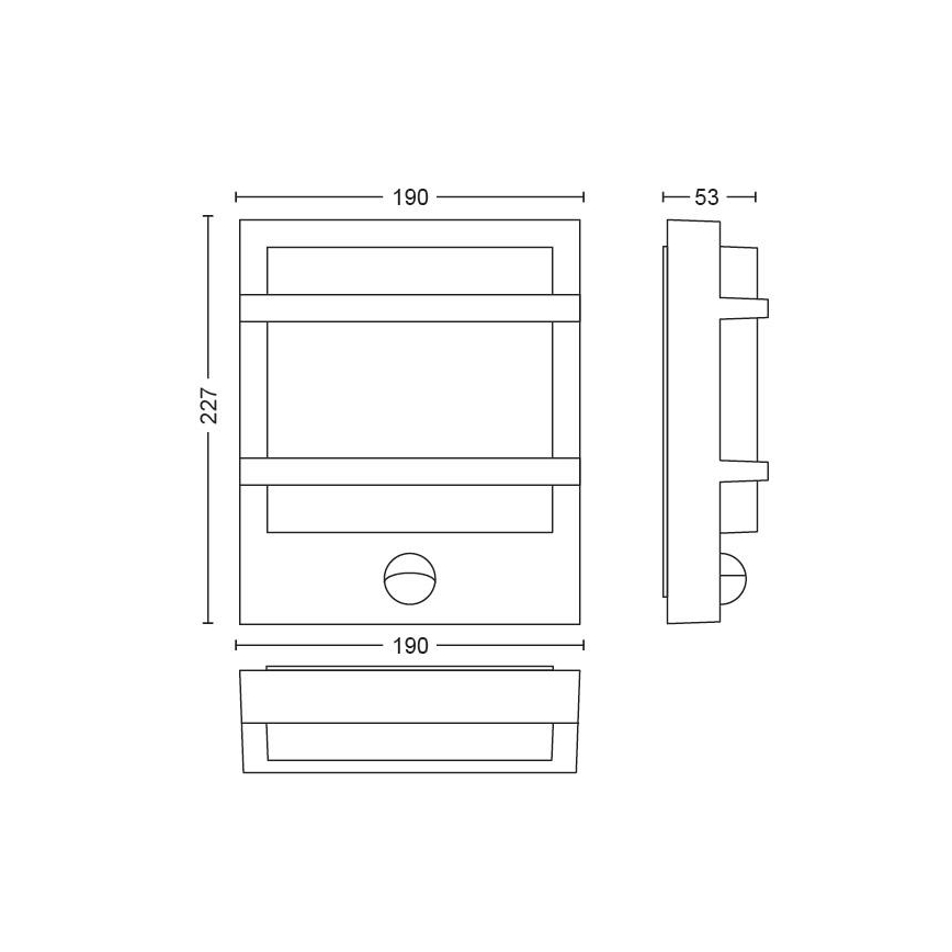 Philips - LED Wand Lamp voor Buiten LED/12W IP44