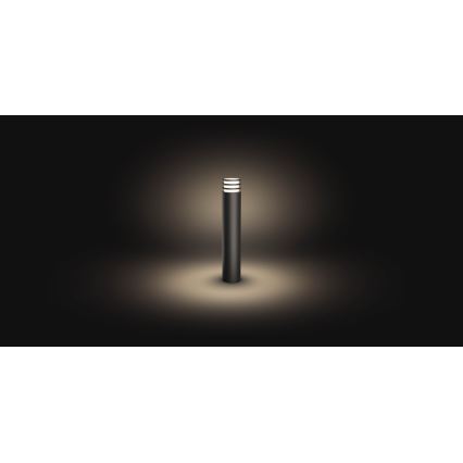 Philips - Dimbare LED buitenlamp Hue LUCCA 1xE27/9,5W/230V IP44