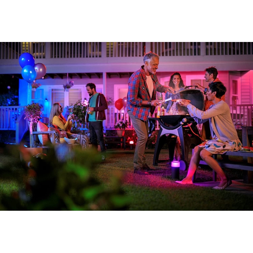 Philips - Uitbreidingsset LED RGB buiten spot Hue LILY LED/8W/230V IP65