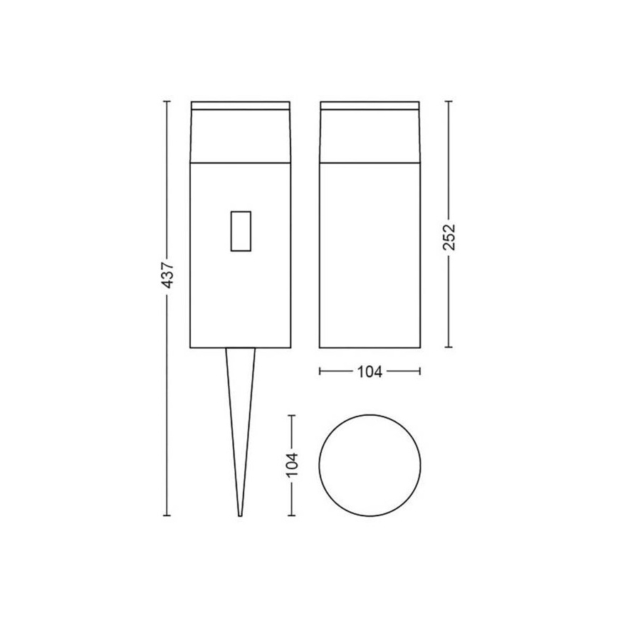 Philips - LED RGB Dimbare Buitenlamp Hue CALLA LED/8W/24V IP65