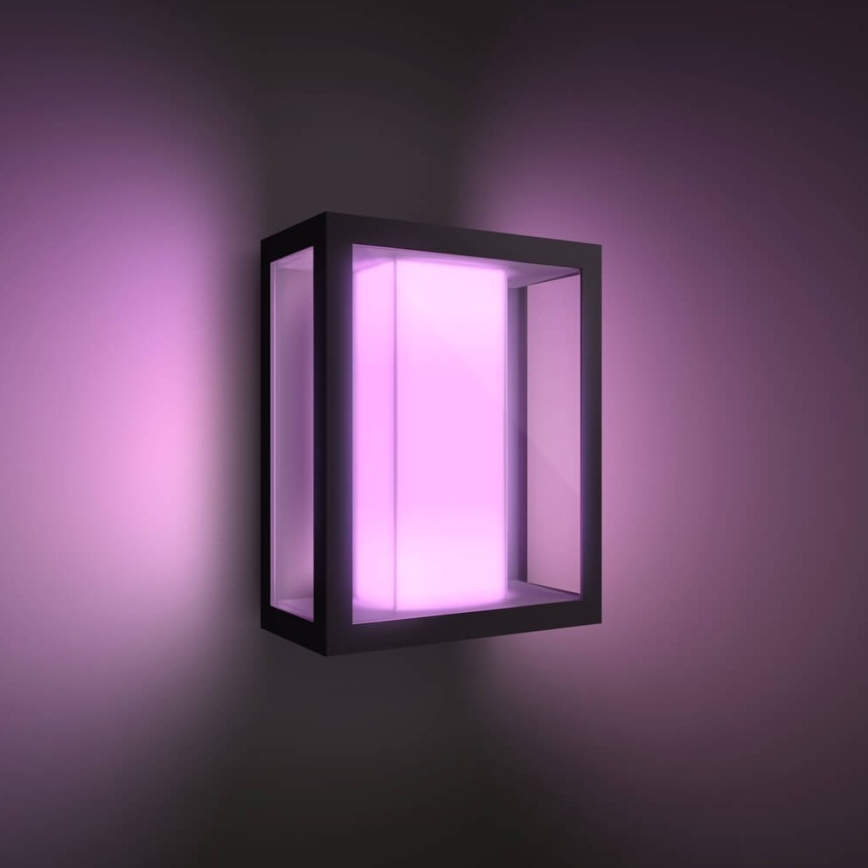 Philips - LED RGBW Dimbare buitenwandlamp Hue IMPRESS 2xLED/8W/230V IP44