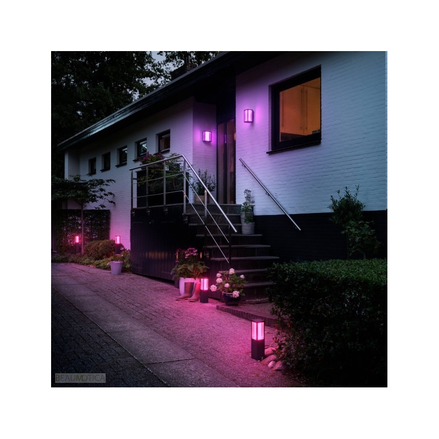 Philips - LED RGBW Dimbaar buitenshuis lamp Hue IMPRESS LED/16W/24V IP44
