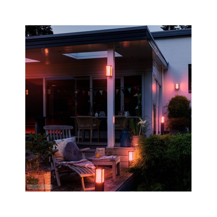 Philips - LED RGBW Dimbaar buitenshuis lamp Hue IMPRESS LED/16W/24V IP44