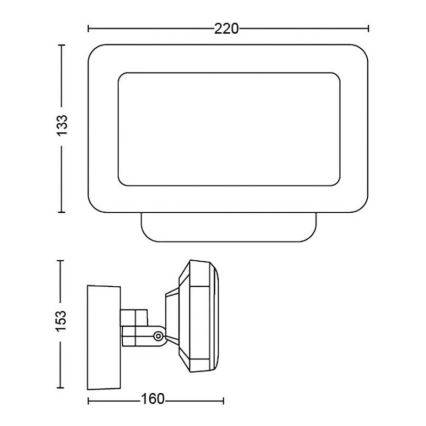 Philips - LED RGBW Dimbaar buitenshuis reflektor Hue DISCOVER 2xLED/15W/230V 2000-6500K IP44