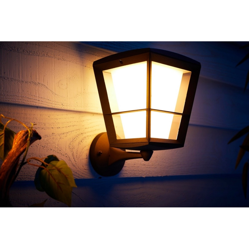 Philips - LED RGBW Dimbare Buitenwandlamp Hue ECONIC LED/15W/230V IP44
