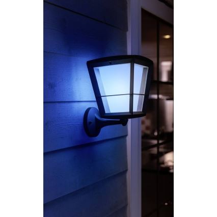 Philips - LED RGBW Dimbare wandlamp voor buiten Hue ECONIC LED/15W/230V IP44