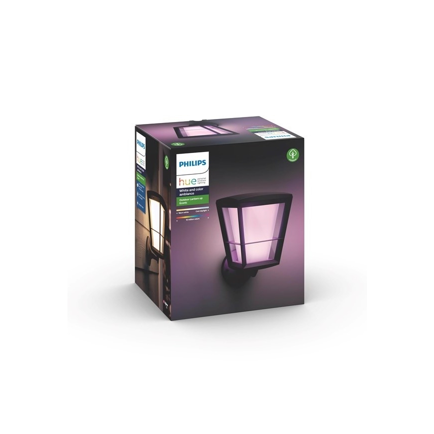 Philips - LED RGBW Dimbare wandlamp voor buiten Hue ECONIC LED/15W/230V IP44