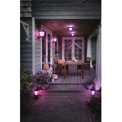 Philips - LED RGBW Dimbaar buitenshuis lamp Hue ECONIC LED/15W/230V IP44